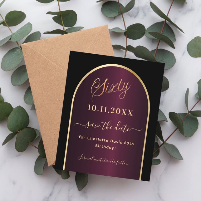 Flyer El presupuesto de 60 años de Black Burgundy ahorra (Subido por el creador)