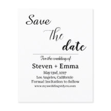 El presupuesto elegante Boho Wedding Save the Date