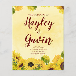 Flyer Elegancia asequible para su día especial