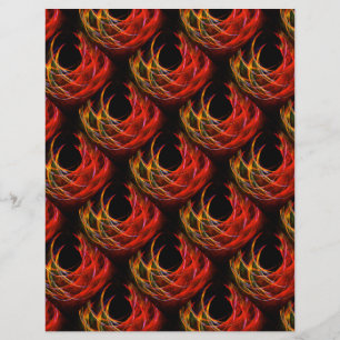 Flyer Elegante Arte Abstracto Moderno Boho Patrón #503