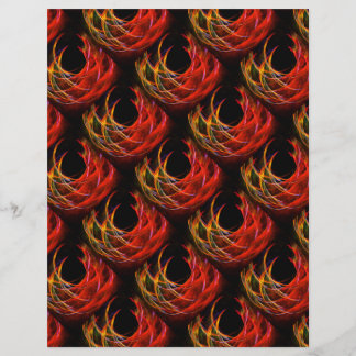 Flyer Elegante Arte Abstracto Moderno Boho Patrón #503