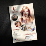 Flyer Elegante Biege Hair Estilista Salon Makeup Waxing<br><div class="desc">Esta elegante plantilla de volante de personalizable es perfecta para estilistas de pelo y dueños de salones que buscan mostrar sus servicios y atraer nuevos clientes. Con un diseño sofisticado y un amplio espacio para resaltar el color del cabello, el corte, los tratamientos, el estilismo, el alisado de queratina, el...</div>