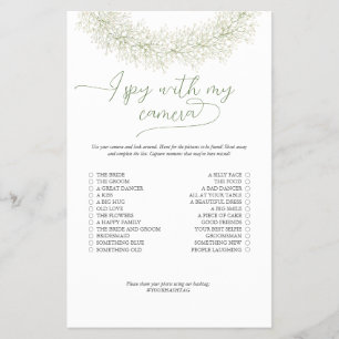 Flyer Elegante espía con cámara de ducha de novia volant