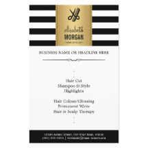 Elegante Hair Elegant Gold Black Stripes