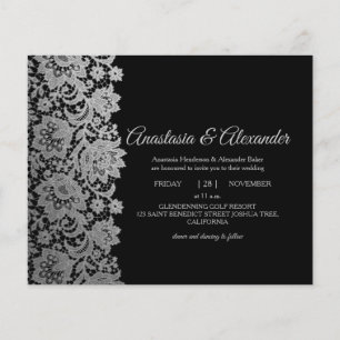 Flyer Elegante invitación presupuestaria a la ceremonia