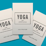 Flyer Elegante Mínimo Faux Silver Yoga Instructor<br><div class="desc">Plantilla de volante de personalizable simple con fondo plateado falso. Puedes personalizar con tu texto.</div>