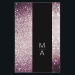 Flyer Elegante Monogramo Silber Lila<br><div class="desc">Ein elegantes und raffiniertes Design mit einem digitalen Bild aus Silber-Lila-Purpurina. Achtung: Bei der Herstellung wird keine echte Folie verwendet,  hijo nur die Farbe gründlich aufgedruckt. Füge deine Daten,  Logo,  FirmenDetails und Bilder en Minuten hinzu.</div>