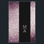 Flyer Elegante Monogramo Silber Lila<br><div class="desc">Ein elegantes und raffiniertes Design mit einem digitalen Bild aus Silber-Lila-Purpurina. Achtung: Bei der Herstellung wird keine echte Folie verwendet,  hijo nur die Farbe gründlich aufgedruckt. Füge deine Daten,  Logo,  FirmenDetails und Bilder en Minuten hinzu.</div>