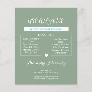 Flyer Elegante profesional para el despacho de abogados