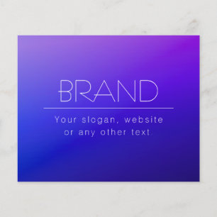 Flyer Elegante texto editable y color morado moderno des