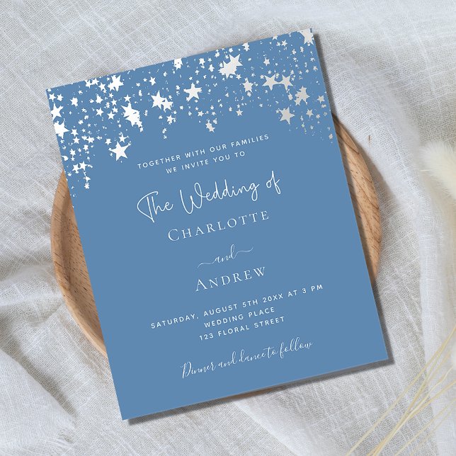 Flyer Elegante y deslumbrante invitación a la boda (Subido por el creador)
