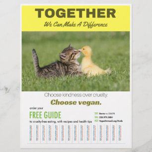 Flyer Elegir Poster vegan