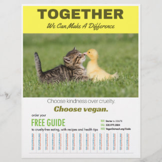 Flyer Elegir Poster vegan