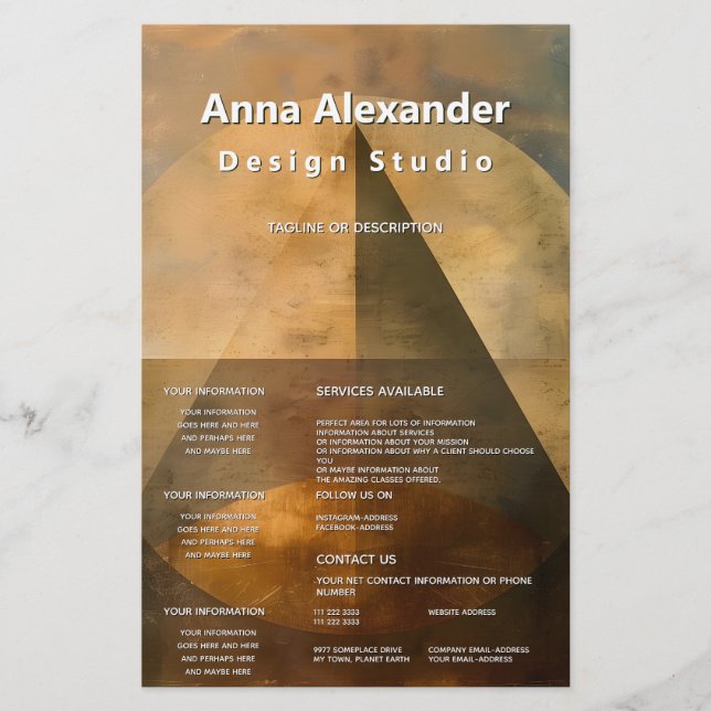 Flyer Ember Canopy | Diseño Minimalista (Frente)