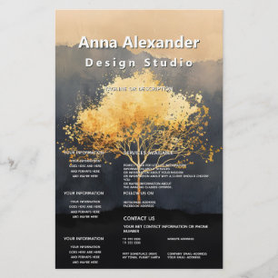 Flyer Ember Canopy Diseño Minimalista