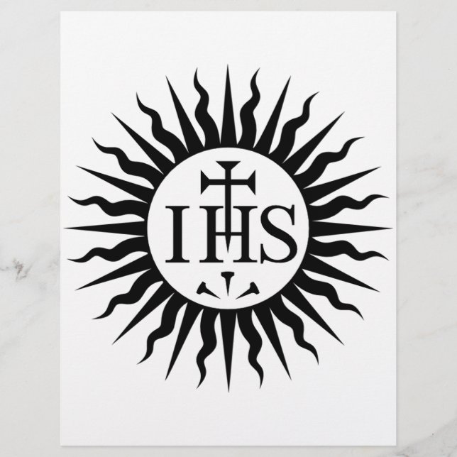 Flyer Emblema de la Sociedad de Jesús (Frente)
