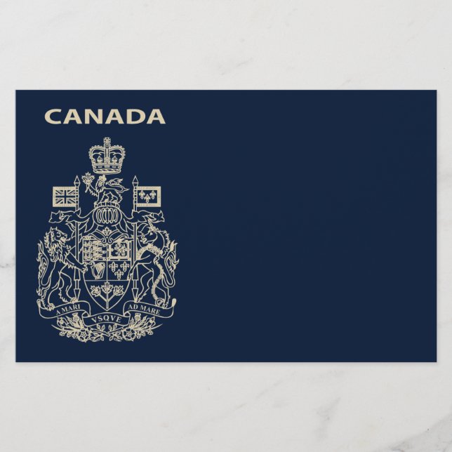Flyer Emblema nacional de Canadá (Frente)