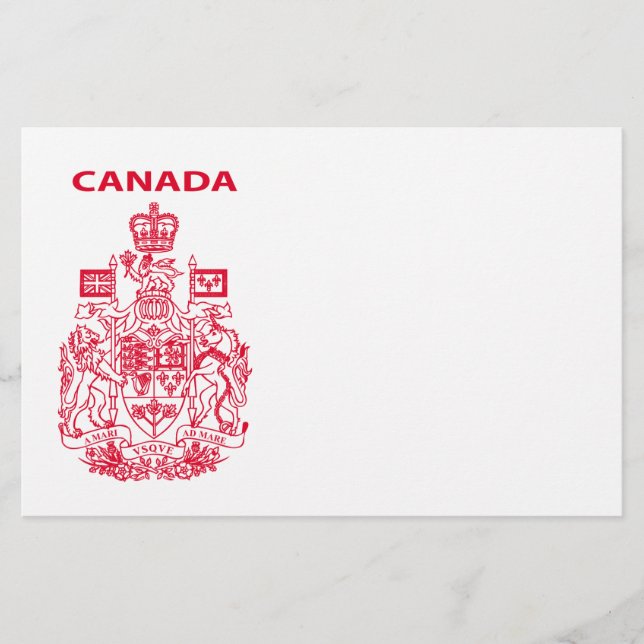 Flyer Emblema nacional de Canadá (Frente)