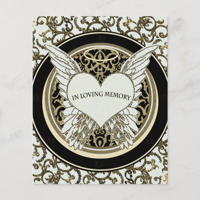 Flyer En Memoria de un Ser Querido (Frente)