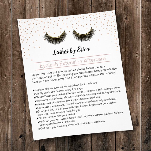 Flyer Encendidos Artista de maquillaje Eyelash Instrucci (Subido por el creador)
