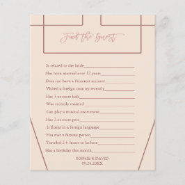 Flyer Encuentra El Juego De Bodas De Marfil De Invitado 