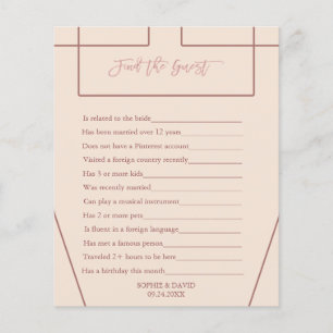 Flyer Encuentra El Juego De Bodas De Marfil De Invitado
