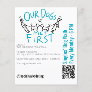 Flyer Encuentra tu nuevo amor con perro
