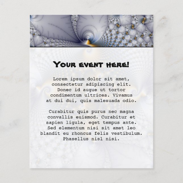 Flyer Enganchado Y Anidado - Fractal (Frente)