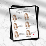 Flyer Enmarcado de la clase de instrucción posterior de<br><div class="desc">Microblading Aftercare Instruction Elegant Framed Flyers.</div>