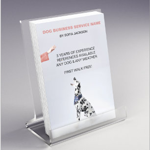 Flyer Entrenador de cuidado animal de la caminadora de p