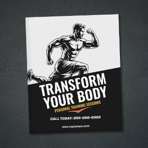 Flyer Entrenamiento Personal Simple