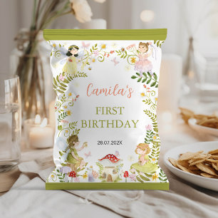 Flyer Envoltorio de Bolsa de Patatas Fritas Cumpleaños J