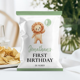 Flyer Envoltorio de Bolsa de Patatas Fritas de Cumpleaño
