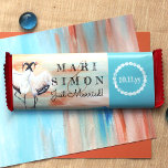 Flyer Envoltura de barra de canto Boda de las grullas tu<br><div class="desc">Sienna Beige, marca multiusos turquesa boda, es versátil para bares de caramelos, bollería y muchos otros platos. Los postres especiales o regalos para llevar a casa son hermosos con los nombres de la novia y el novio y la redacción especial. El papel de presupuesto beige y cian es una gran...</div>