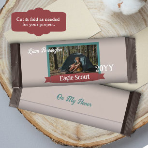 Flyer Envoltura de barra de caramelo Teal Green, Burgund