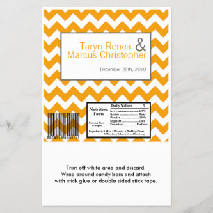 Flyer Envoltura de barra grande de Hershey's Amarillo Gr