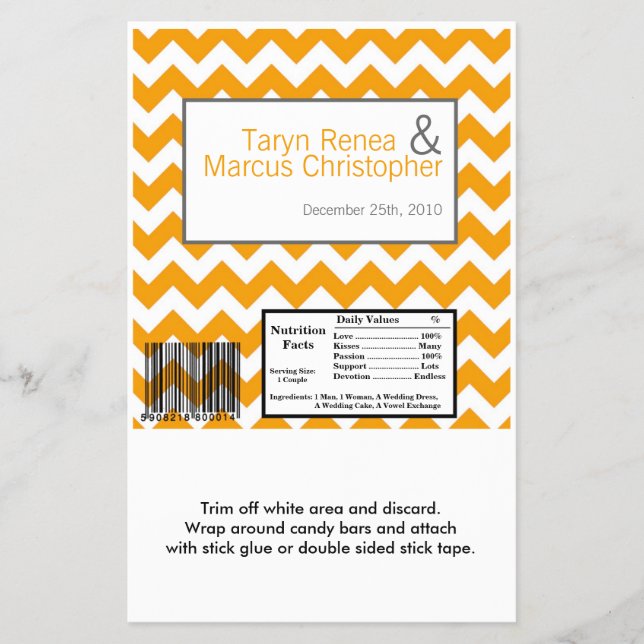 Flyer Envoltura de barra grande de Hershey's Amarillo Gr (Frente)