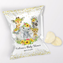 Envoltura de bolsa de chips para baby shower de ni