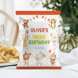 Flyer Envoltura de Bolsa de Patatas de Cumpleaños de Ani