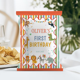 Flyer Envoltura de Bolsa de Patatas de Cumpleaños de Ani
