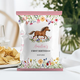 Flyer Envoltura de Bolsa de Patatas Fritas de Cumpleaños