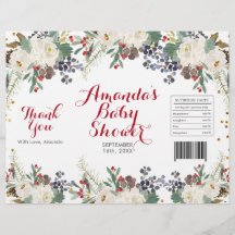 envoltura de bolsa de patatas fritas floral blanca