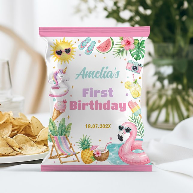 Flyer Envoltura de bolsa de patatas fritas para fiesta d (Subido por el creador)