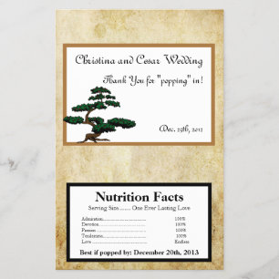 Flyer Envoltura de palomitas de microondas Geisha