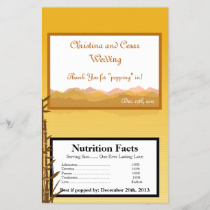 Flyer Envolvente de palomitas de microondas con puesta d