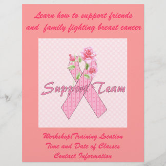 Flyer Equipo de Apoyo al Cáncer de Mama