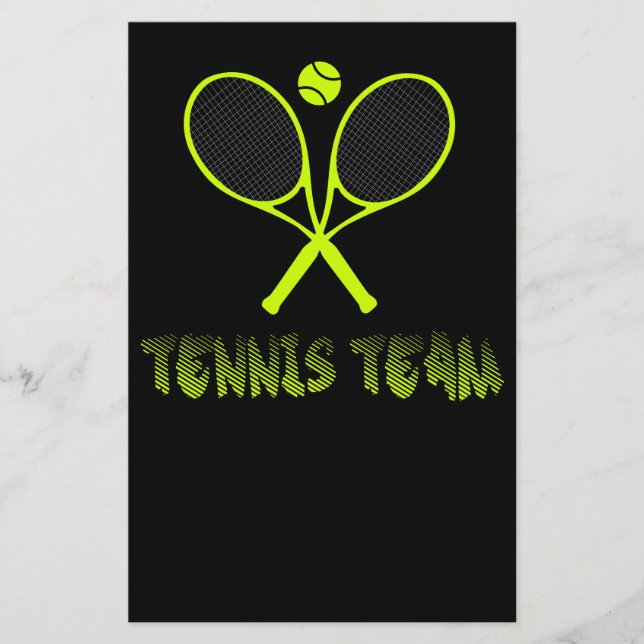 Flyer Equipo de tenis (Frente)