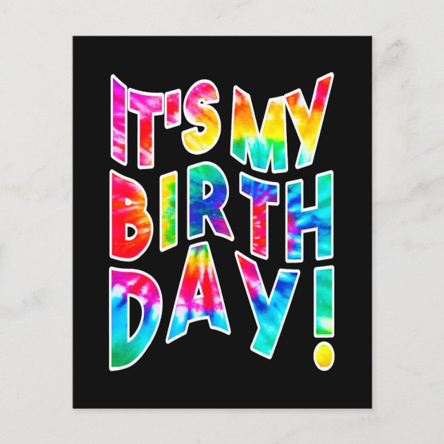 Flyer Es mi regalo de cumpleaños (Frente)