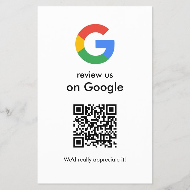 Flyer Escaneo moderno para revisar el código QR de la se (Frente)
