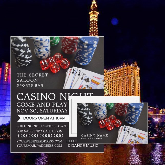 Flyer Escena del Casino, Noche del Casino, Industria del (Subido por el creador)